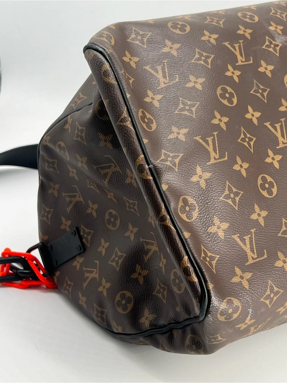 Louis Vuitton Keepall Bandouliere 50 Monogram Brown Leather Duffel Bag